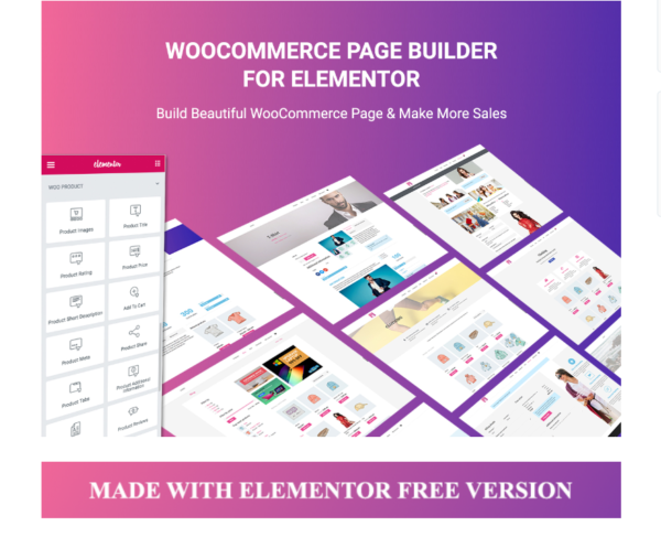 woocommerce page builder for elementor1