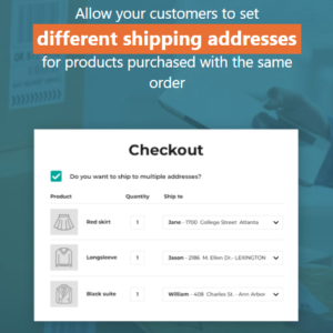 yith multiple shipping addresses for woocommerce