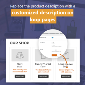 yith product description in loop for woocommerce