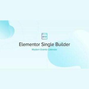 modern events calendar elementor single builder0