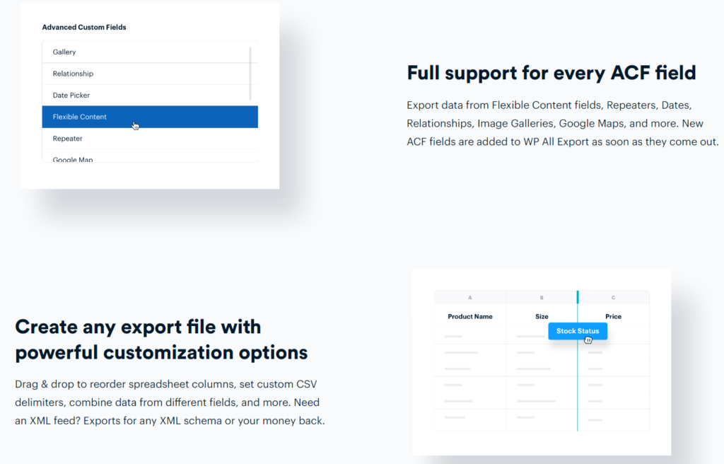 Soflyy WP All Export Pro ACF Add-On | Gpl WordPress