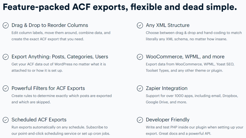 Soflyy WP All Export Pro ACF Add-On | Gpl WordPress