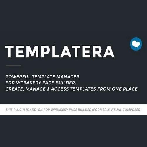 Templatera Template Manager for WPBakery Page Builder