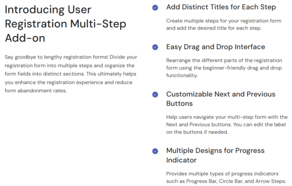 User Registration Multi-Step Forms