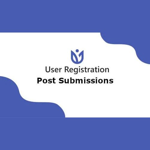 User Registration Post Submissions