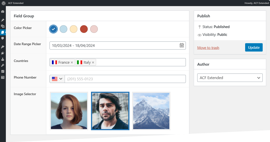 Advanced Custom Fields Extended Pro | Gpl WordPress
