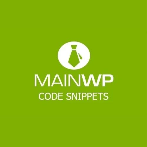 mainwp code snippet