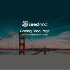 SeedProd Coming Soon Page Pro