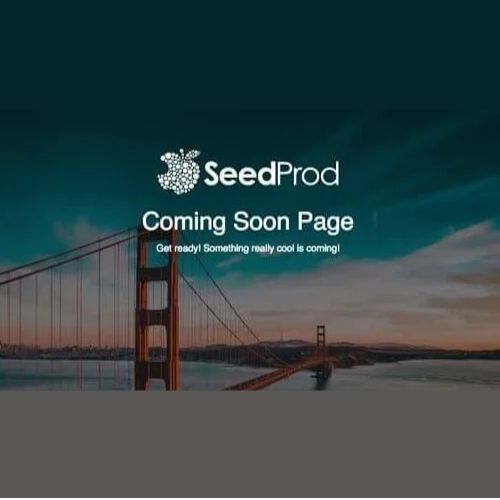 SeedProd Coming Soon Page Pro