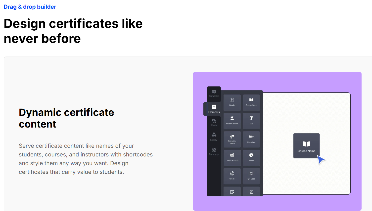 Tutor LMS Pro Certificate Builder - Image 5