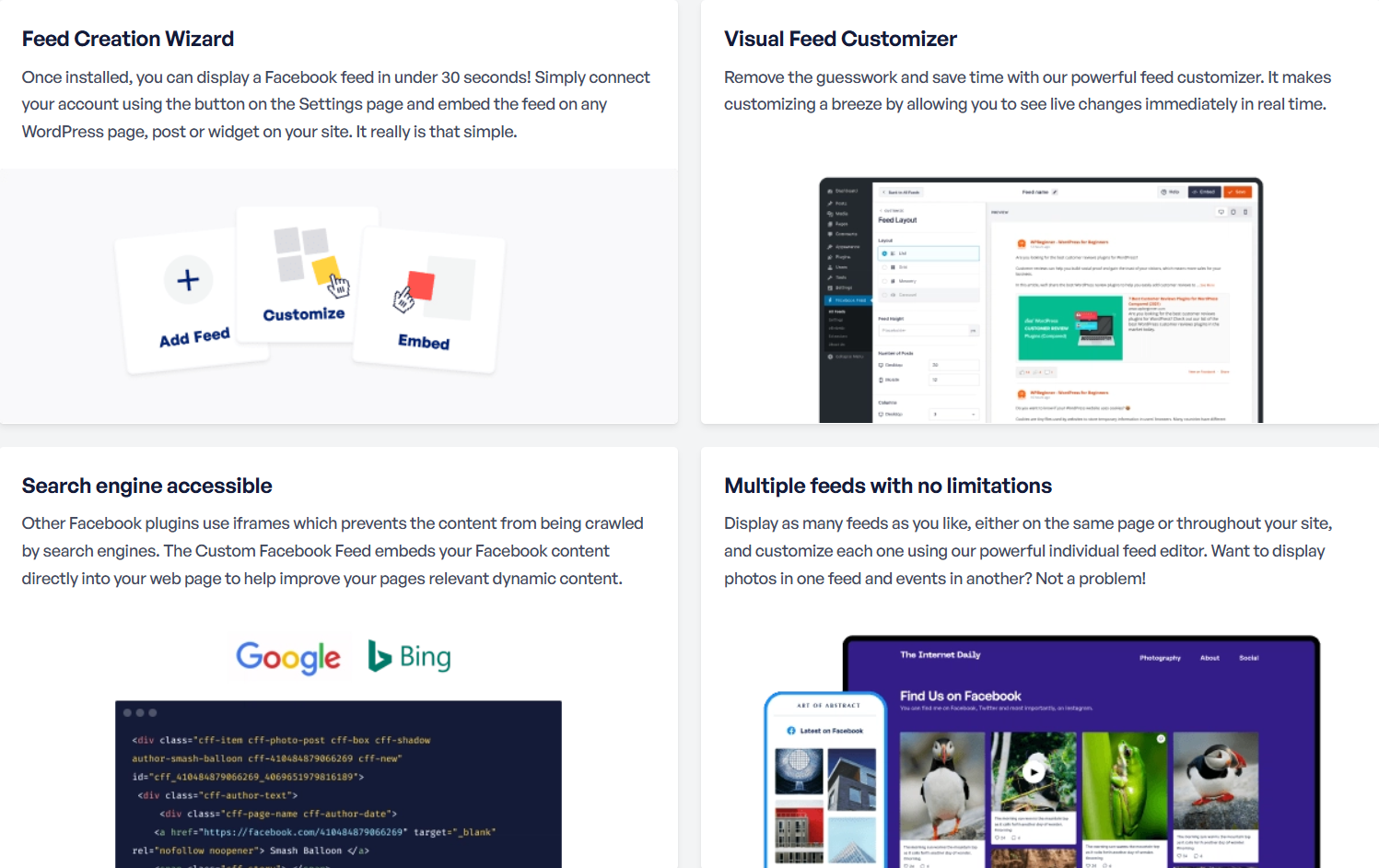 Custom Facebook Feed Pro Multifeed Addon - Image 2